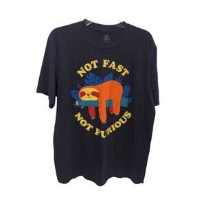 Sloth Graphic T-shirt, NWOT, L